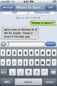 Where is Aaron