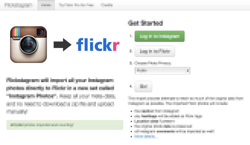 Flickstagram Website