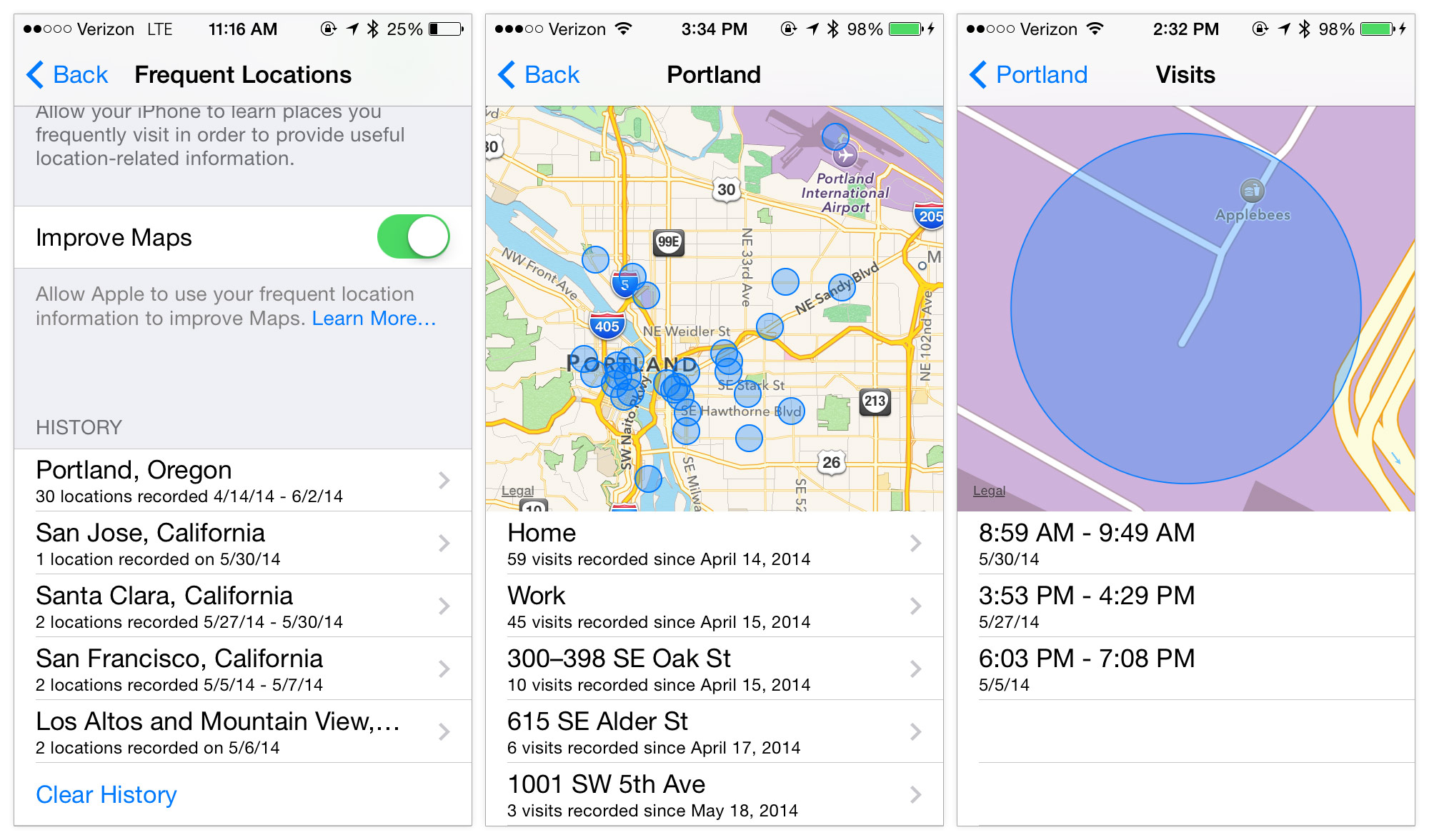 Frequent Locations API in iOS 8 • Aaron Parecki