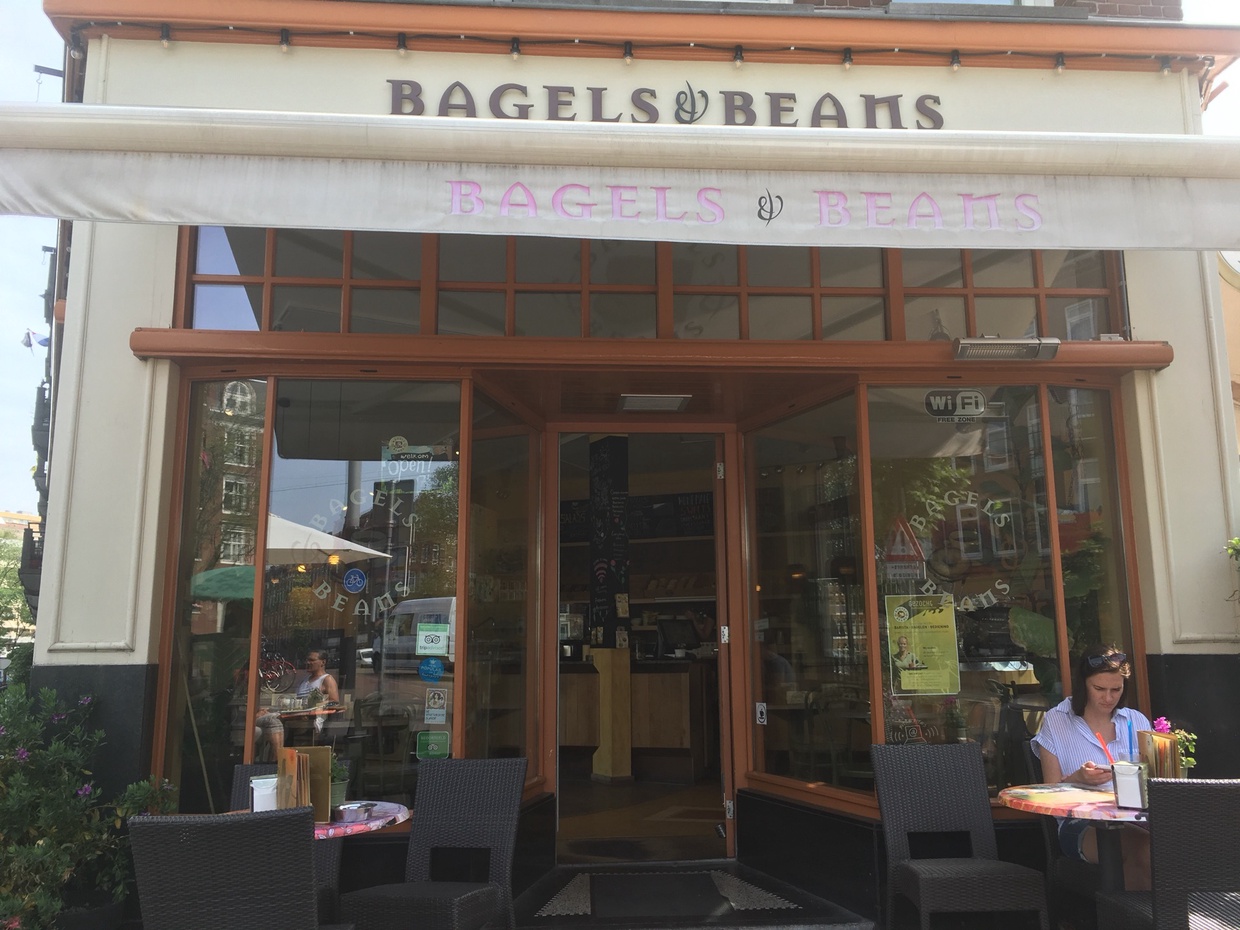Checked in at Bagels & Beans De Clercqstraat • Aaron Parecki