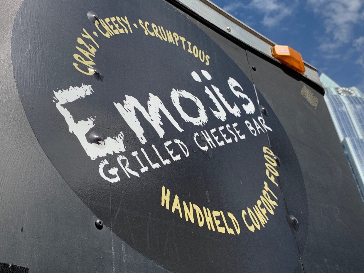 Checked in at Emojis Grilled Cheese Bar • Aaron Parecki