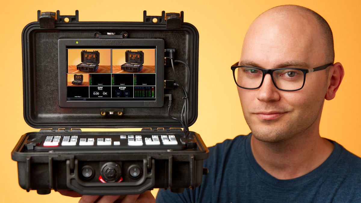 Video Monitor, Recorder and Switcher IN ONE CASE! • Aaron Parecki