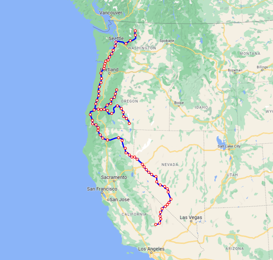 japan's high speed shinkansen map overlaid on the west coast to ...